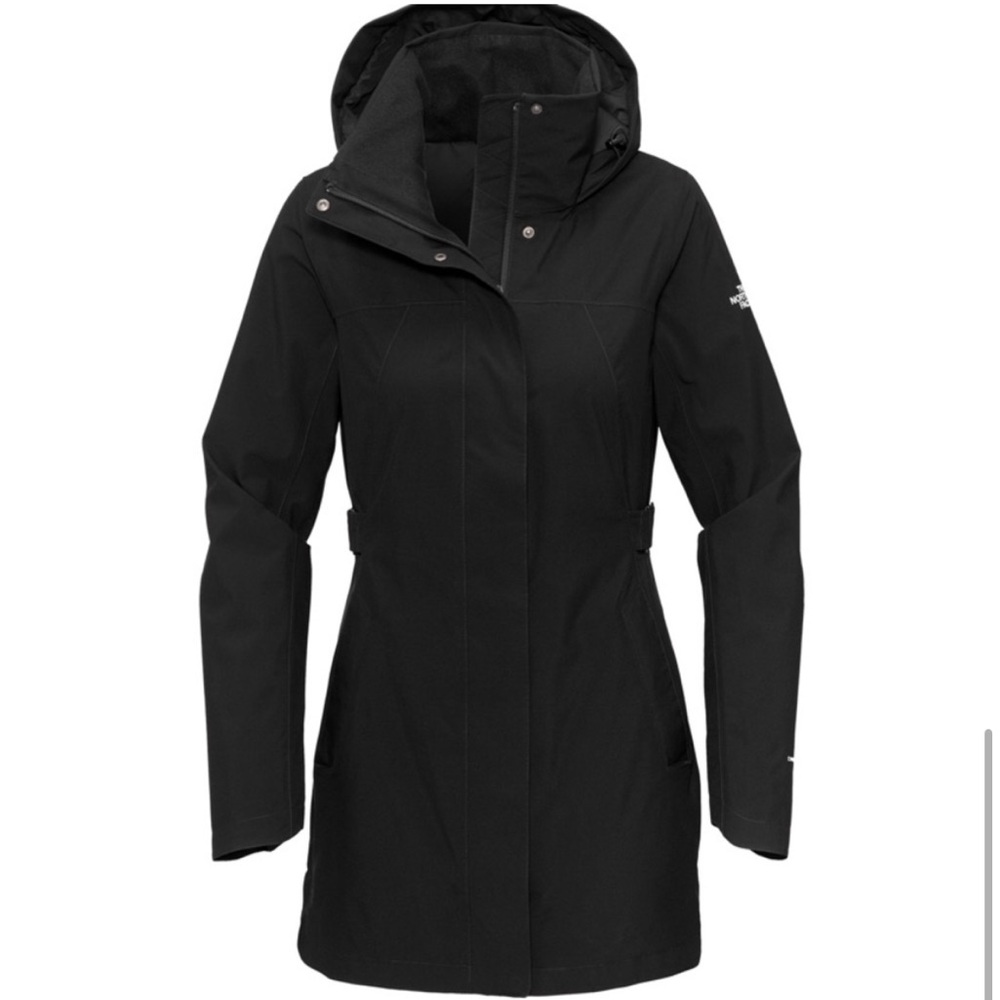 The North Face Laney trench 2 ii rain black jacket nwt